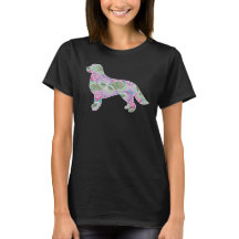 Floral Garden Pattern Golden Retriever
