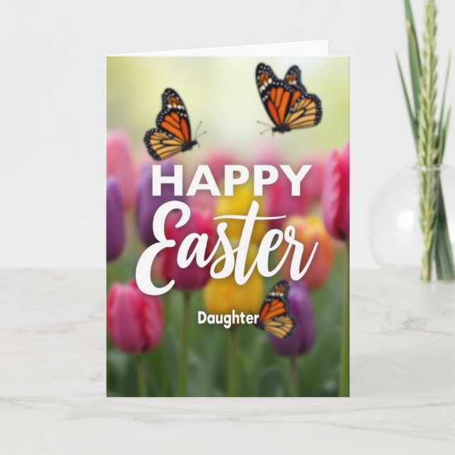 Floral Garden Springtime Card (Front)