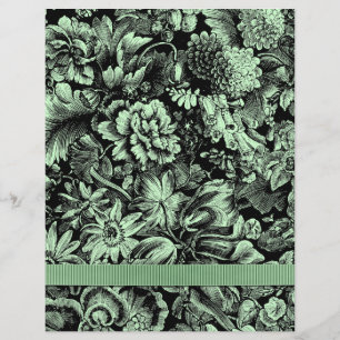 Floral/Garden Stationery [2-sided, ruled] Flyer
