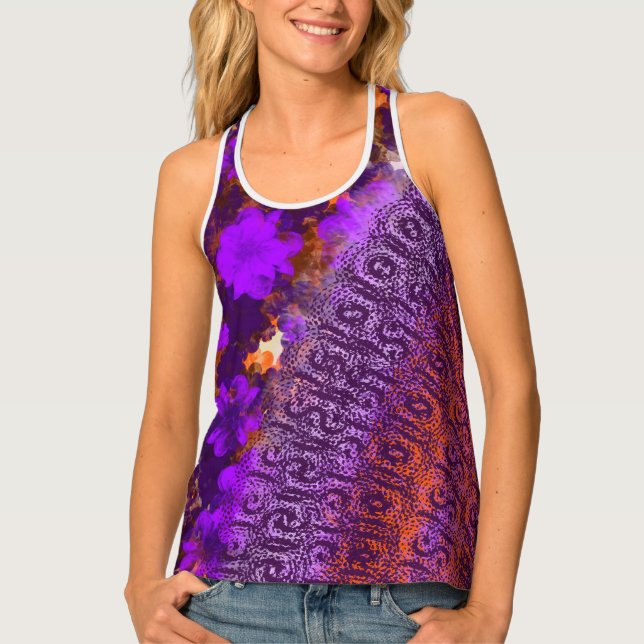 Floral Garden Tank Top (Front)