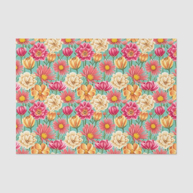 Floral Garden Tissue Paper (Front)