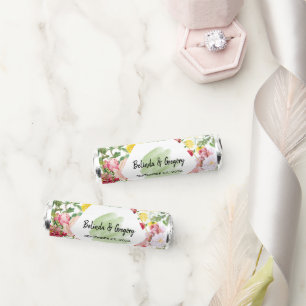 Floral Garden, Watercolor & Geometric Wedding Breath Savers® Mints