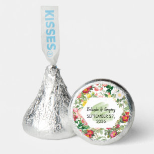 Floral Garden, Watercolor & Geometric Wedding  Hershey®'s Kisses®