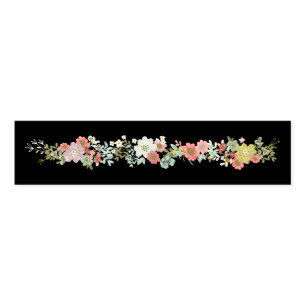 Floral Garden Wedding Napkin Bands
