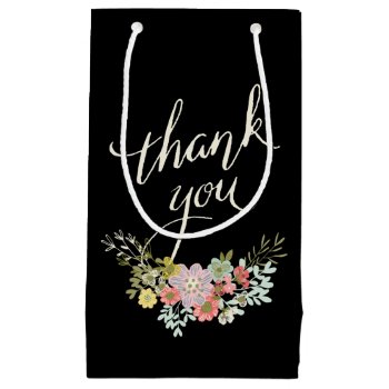 Floral Garden Wedding Thank You Favor Gift Bags by Pip_Gerard at Zazzle