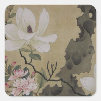 Floral Gardens Square Sticker