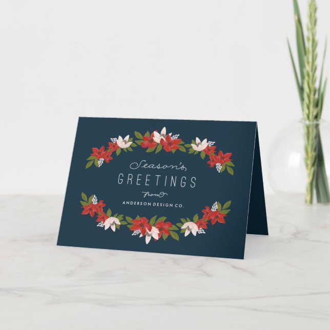 Floral Garland Corporate Holiday (Front)