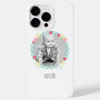 Floral Garland New Baby Photo Case-Mate iPhone 14 Pro Max Case