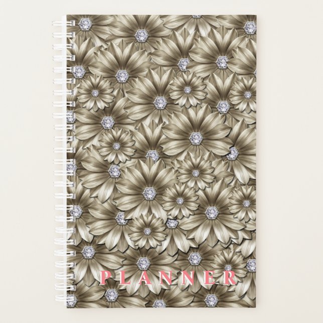 Floral Gemstone Planner (Front)