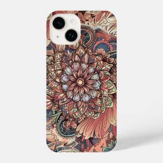 Floral Geometric Harmony iPhone 14 Case