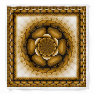 Floral geometric ornament bandana