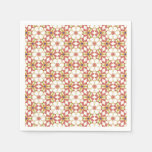 Floral Geometry  Napkins