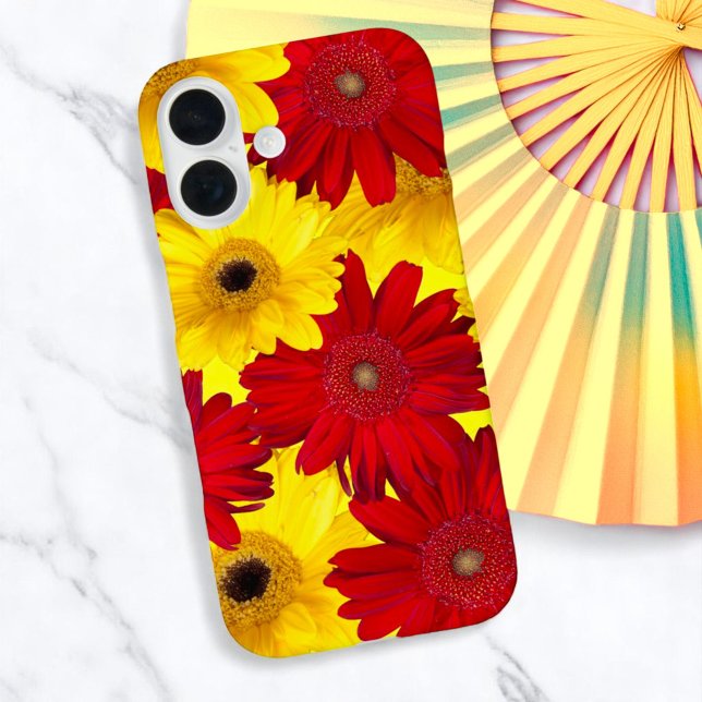 Floral Gerber Daisy Close-Up Photography Case-Mate iPhone Case (phone cover with Gerbera Daisy photos)