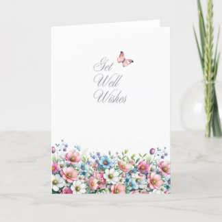 Floral Get Well Greeting Card