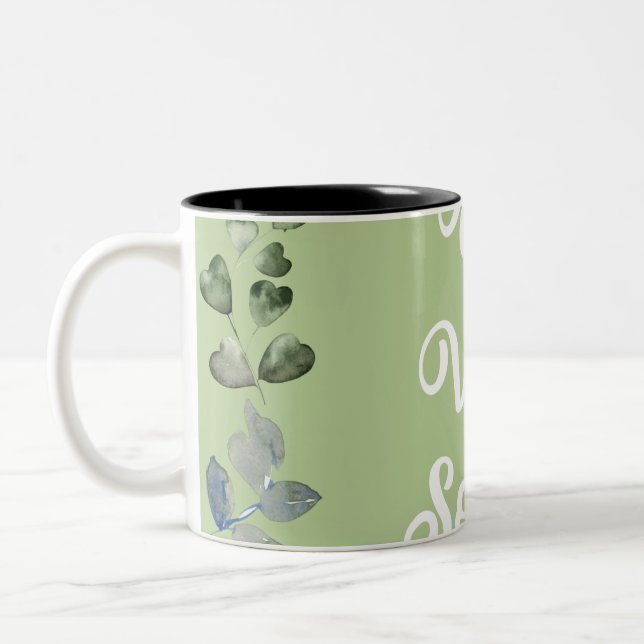 Floral Get Well Soon Greetings Mug (Left)