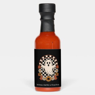 Floral Ghost Fall Boho Halloween Hot Sauces
