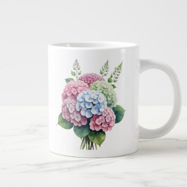 Floral  giant coffee mug (Right)