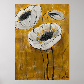 Floral Giclee Photo Print Holder