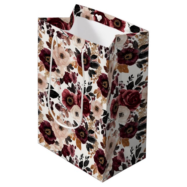 Floral Gift Bag (Front Angled)