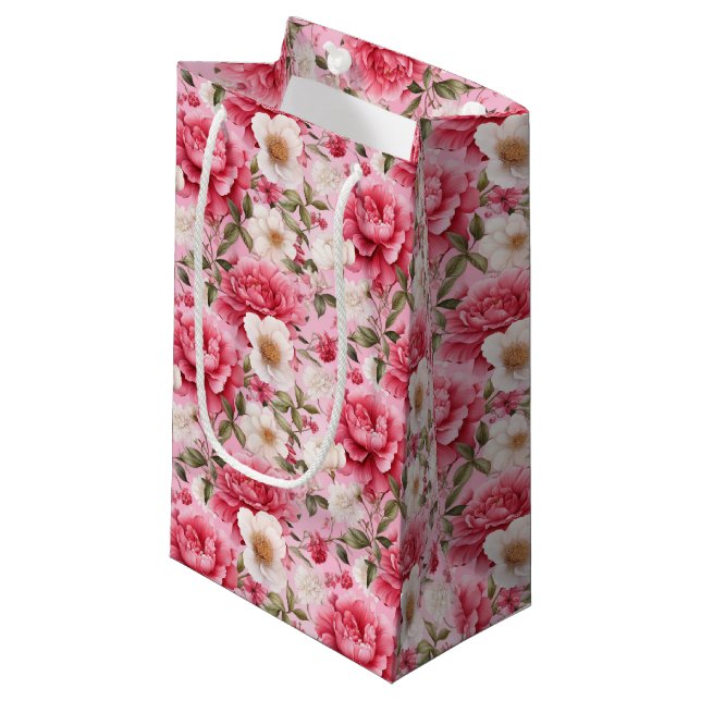 Floral Gift Bag (Front Angled)