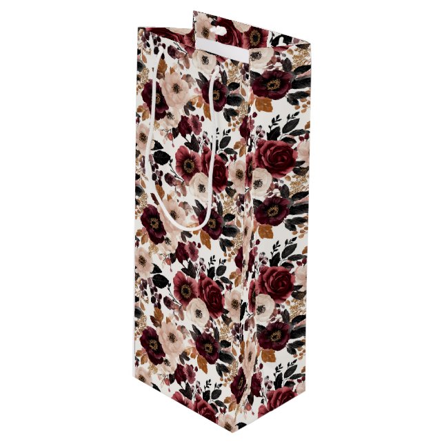 Floral Gift Bag (Front Angled)