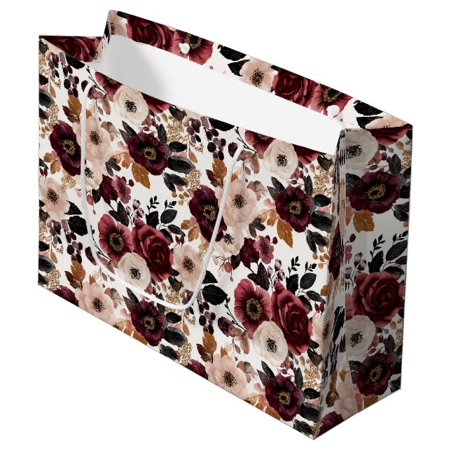 Floral Gift Bag (Front Angled)