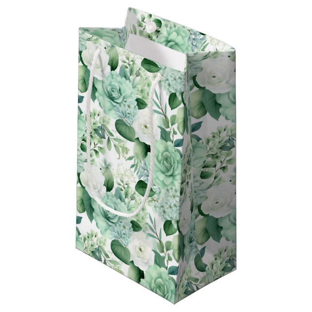 Floral Gift Bag (Front Angled)