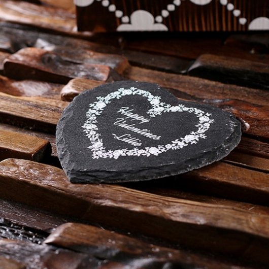 Floral Gift Box, Coasters & Stemless Wine Glasses (Top)