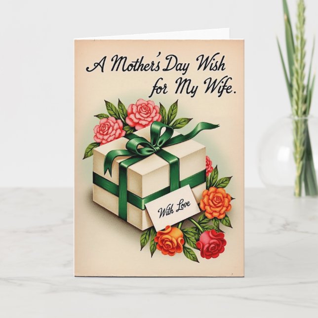 Floral Gift Pattern Card (Front)