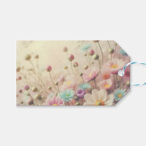 Floral  gift tags