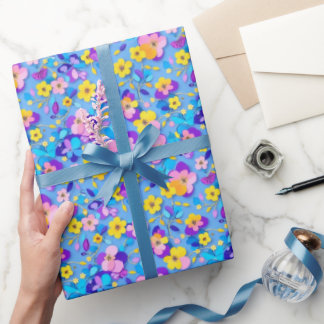 Floral Gift Wrap