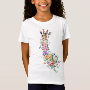 Floral Giraffe T-Shirt