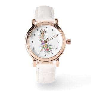 Floral Giraffe Watch