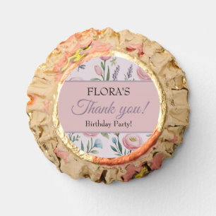 Floral Girl Baby Shower Birthday Candy Favors