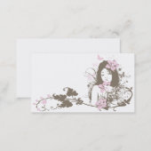 Floral-Girl Business Card (Front/Back)