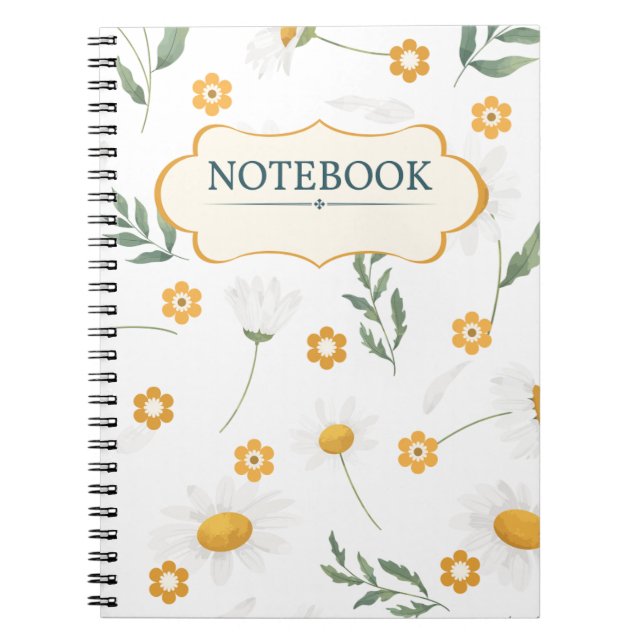 Floral Girly NoteBook (Front)