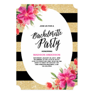bachelorette party invitations announcements zazzle