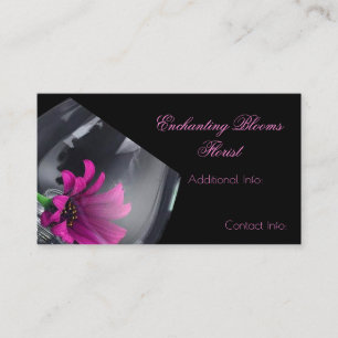 Floral Glass Business Card 3