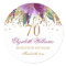 Floral Glitter Sparkling Amethyst 70th Birthday