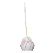 Floral Gold Glitter Graduation Pink Party Cake Pops (Back)