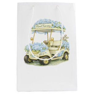 Floral Golf Cart Gift Bag   Ladies Golf Gift