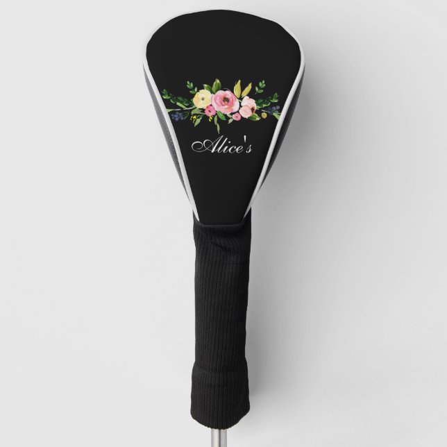 Floral Golf Head Covers (Front)