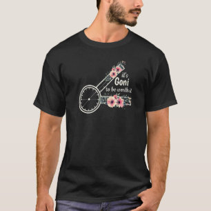 Floral Goniometer  physical therapy saying for wom T-Shirt
