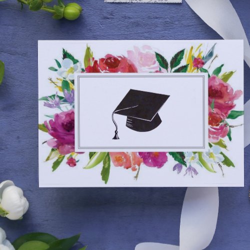 Floral Graduate Congratulations Card