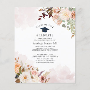 Floral Graduation 2025 Party Invitation