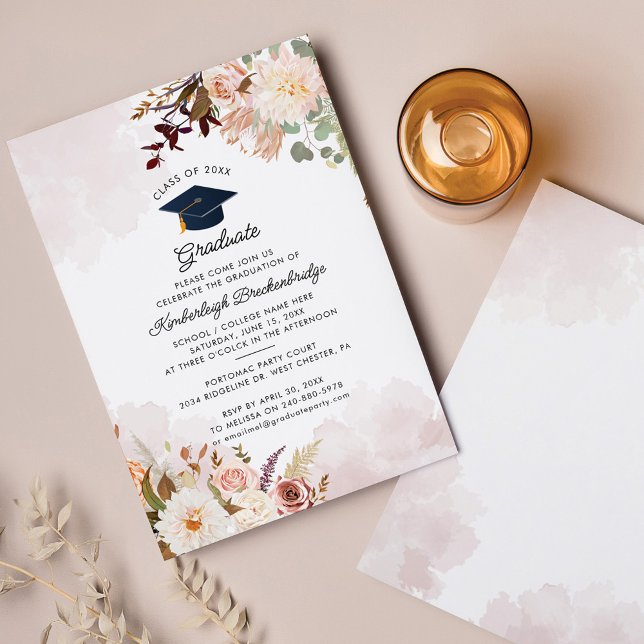 Floral Graduation 2026 Party Invitation (Creator Uploaded)