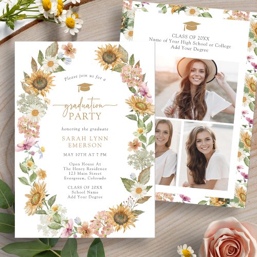 Floral Graduation Party