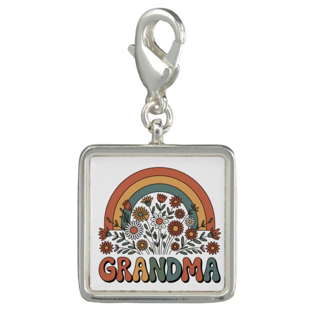 Floral Grandma Charm (Front)