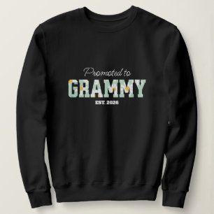 Floral Grandma, Promoted to Grammy  Sweatshirt