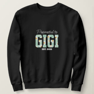 Floral Grandma, Promoted to Grandma  Sweatshirt